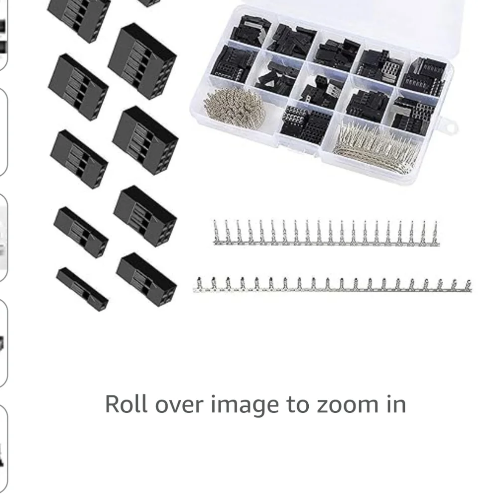 620pcs 2.54mm pitch 1/2/3/4/5/6 pin JST SM housing dupont connector kit (12)